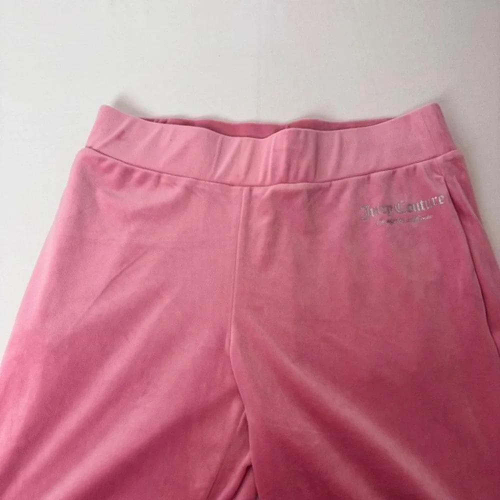 Juicy Couture Pink Velour Track Jacket & Jogger Set